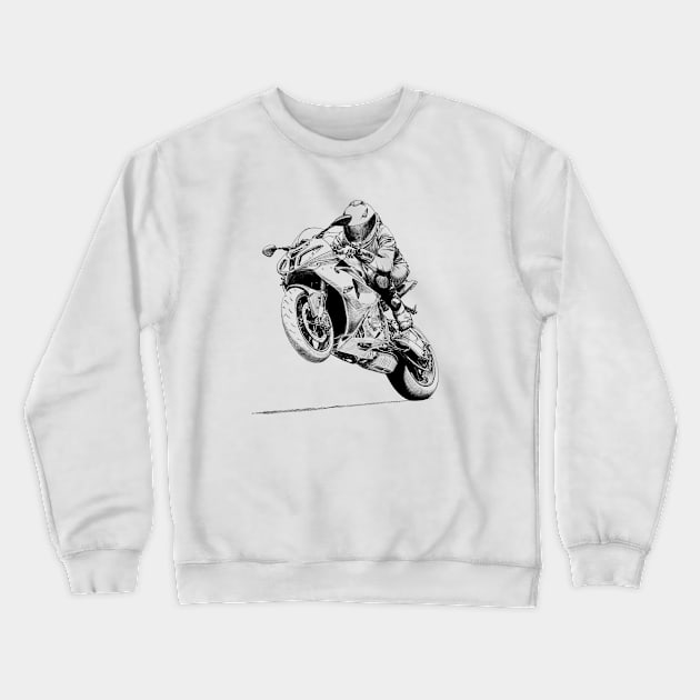 Bike Crewneck Sweatshirt by sibosssr